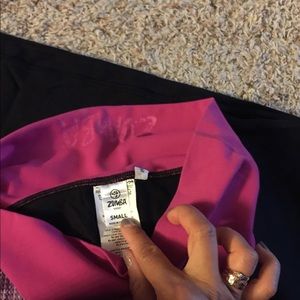 zumba leggings with a string on the buttom